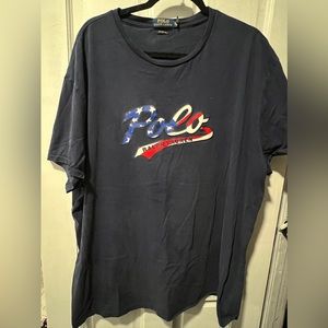 Vintage Polo American Flag T-Shirt
